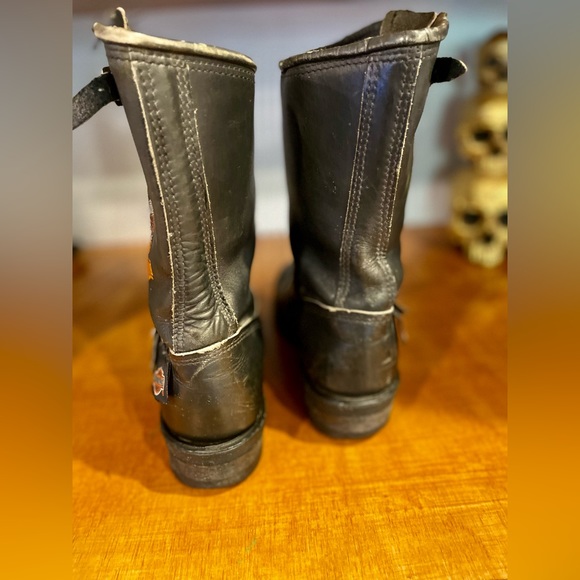 Vintage Harley Davidson Biker Boots - Picture 4 of 5